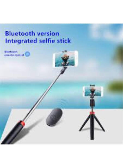 Portable Bluetooth Selfie Stick with LED Light & Tripod