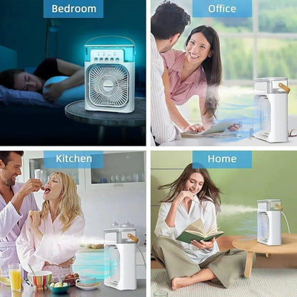 Portable USB Mini Air Cooler White